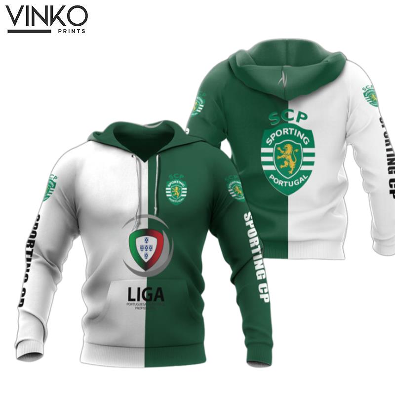 Sporting Portugal Liga White Hoodie