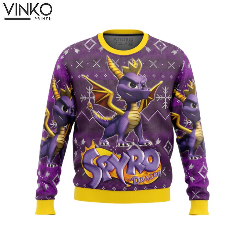 Spyro the Dragon Ugly Christmas Sweater