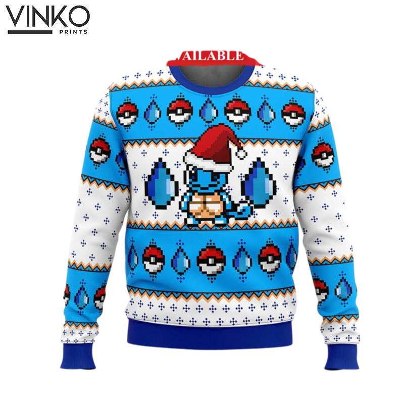 Squirtle PKM 3D Ugly Christmas Sweater