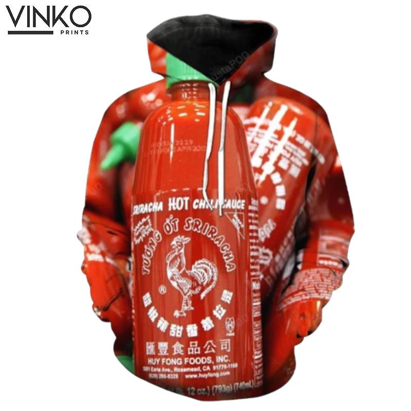 Sriracha Hot Chili Sauce V2 Hoodie