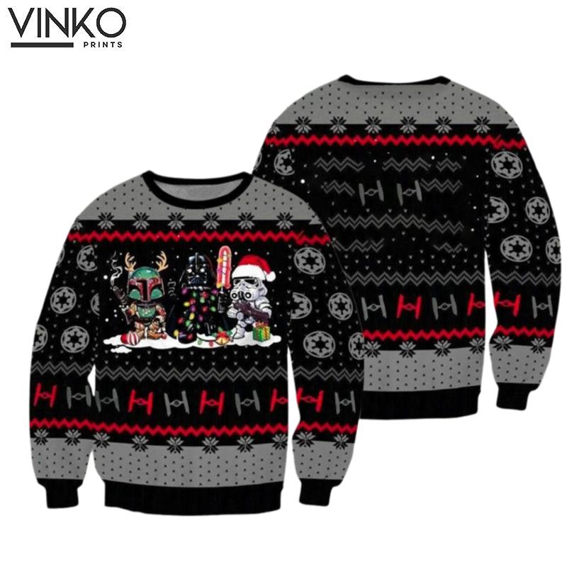 Star Movie Character Movie Ugly Xmas Ugly Christmas Sweater