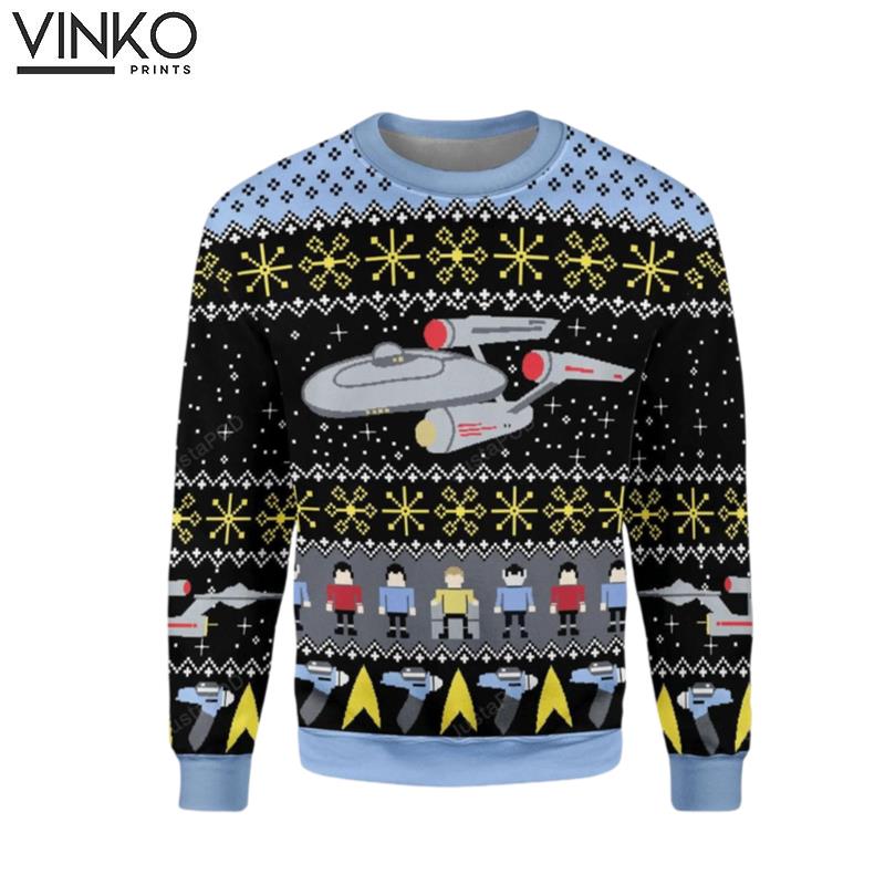 Star Trek Enterprise Shiptv Series Ugly Christmas Sweater