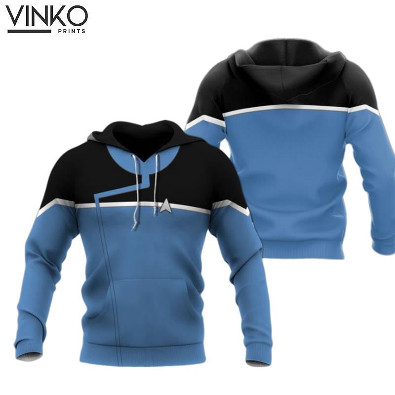 Star Trek Lower Decks Blue Hoodie