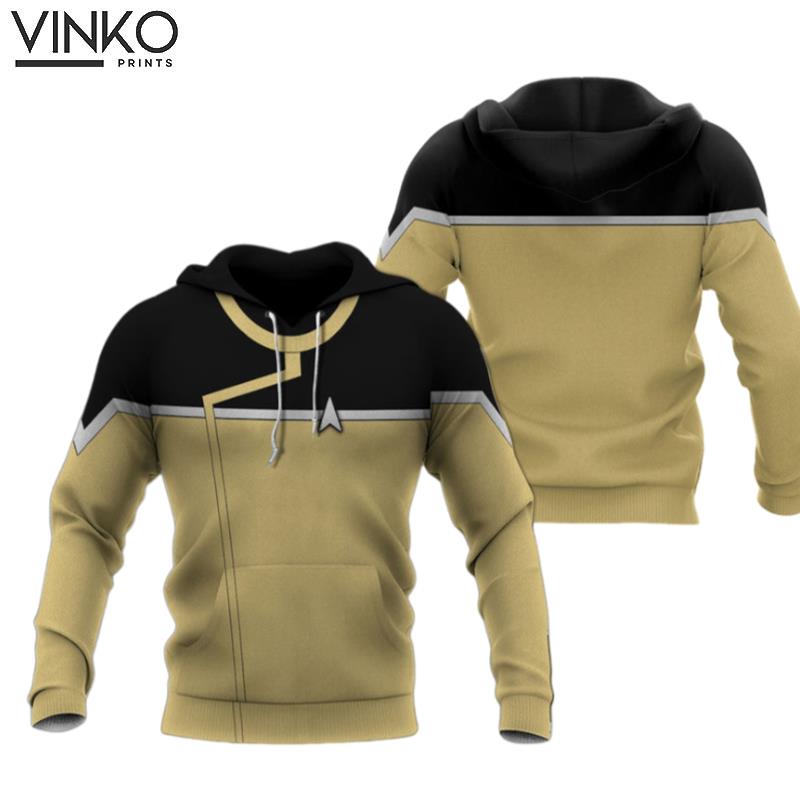 Star Trek Lower Decks Yellow Hoodie