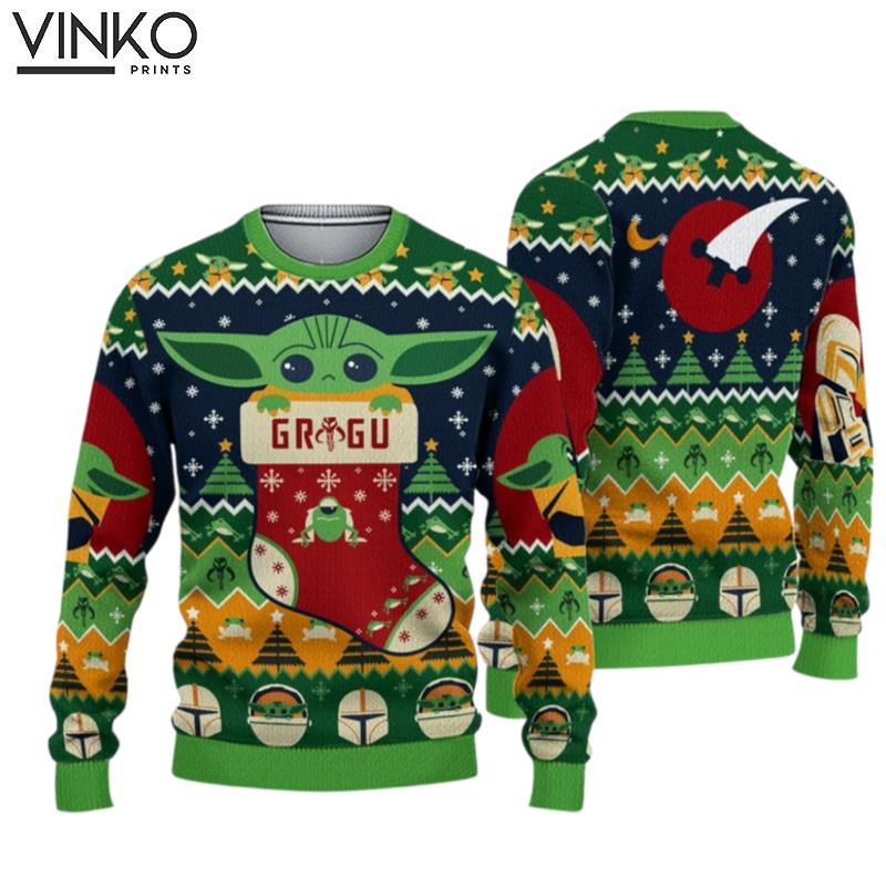 Star Wars Baby Yoda Ugly Christmas Sweater