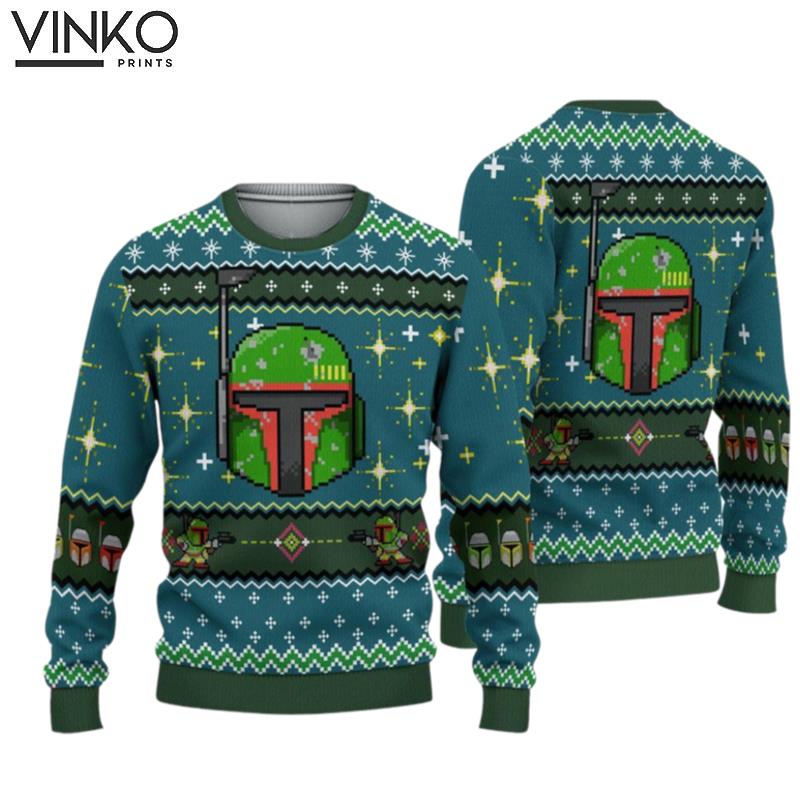 Star Wars Boba Fett Ugly Christmas Sweater