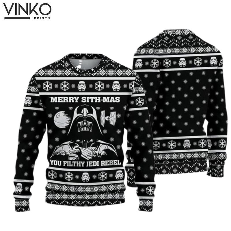 Star Wars Merry Sith Mas Darth Vader Unisex Ugly Christmas Sweater