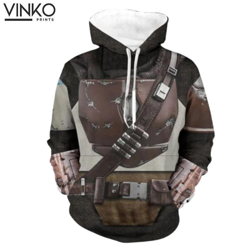 Star Wars The Mandalorian Cosplay Costume Coat Pedro Pascal Mandalorian Soldier Warrior Star Wars Prop Hoodie