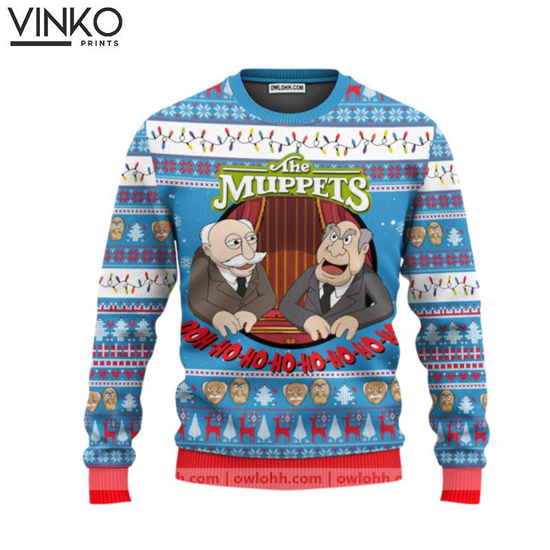 Statler And Waldorf Muppets Ugly Christmas Sweater