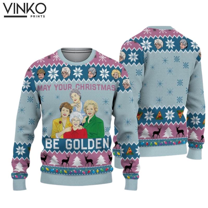 Stay Golden Stay Golden Xmas Stay Golden Fan Gift Ugly Christmas Sweater