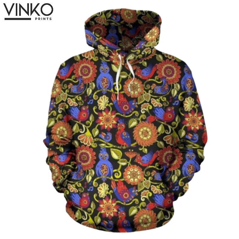 Steampunk Bird Themed Hoodie