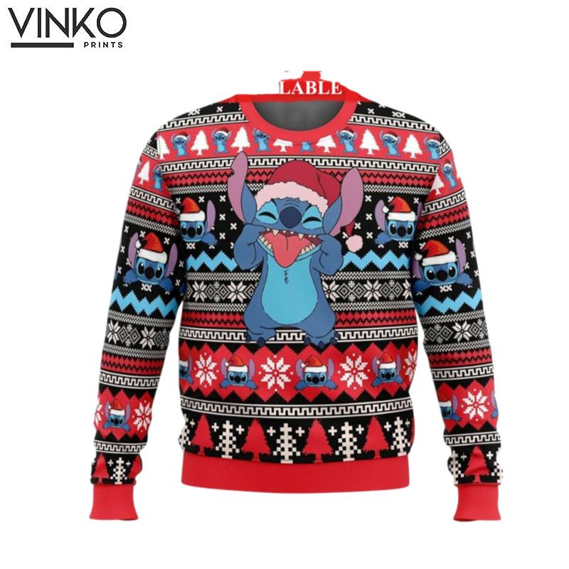 Stitch Alien Disney 3D Ugly Christmas Sweater