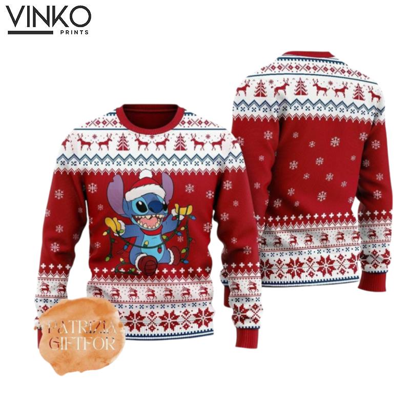 Stitch Christmas Disney Stitch Ugly Christmas Sweater