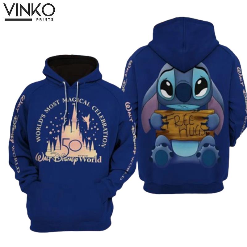 Stitch Disney 50Th Anniversary Hoodie