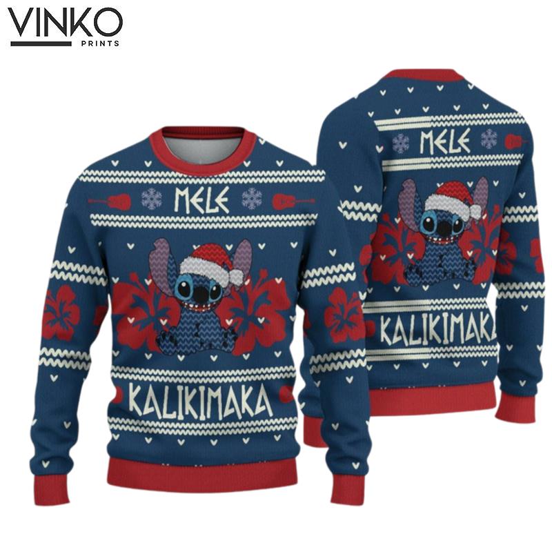 Stitch Kalikimaka Stitch Ugly Christmas Sweater