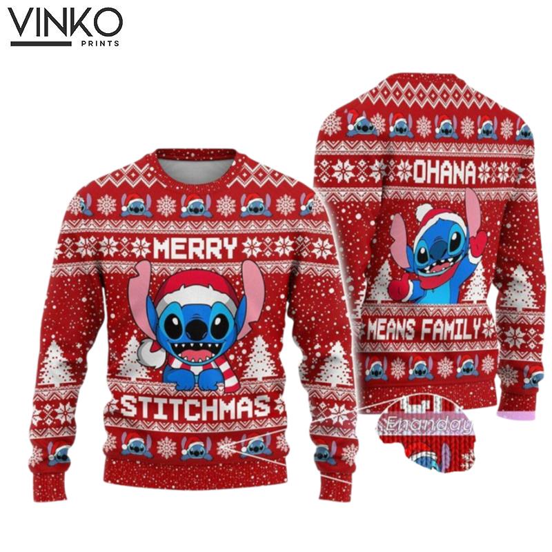 Stitch Merry Stitchmas Stitch Ugly Ugly Christmas Sweater