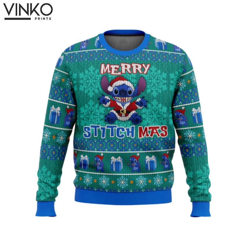 Stitch Merry Stitchmas Ugly Christmas Sweater