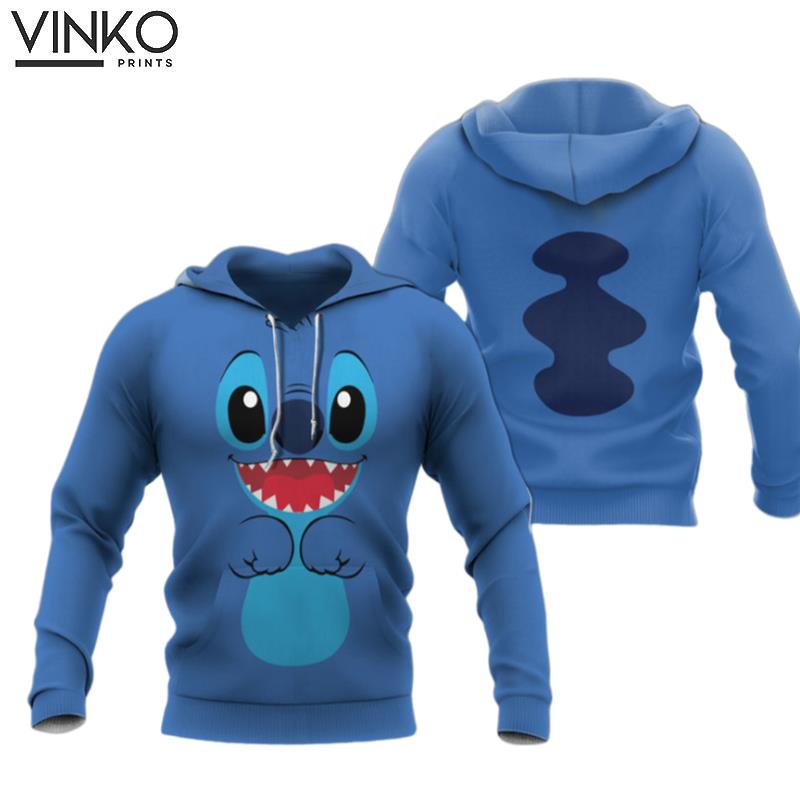 Stitch Ohana Cartoon Funny Lilo And Stitch Hoodie