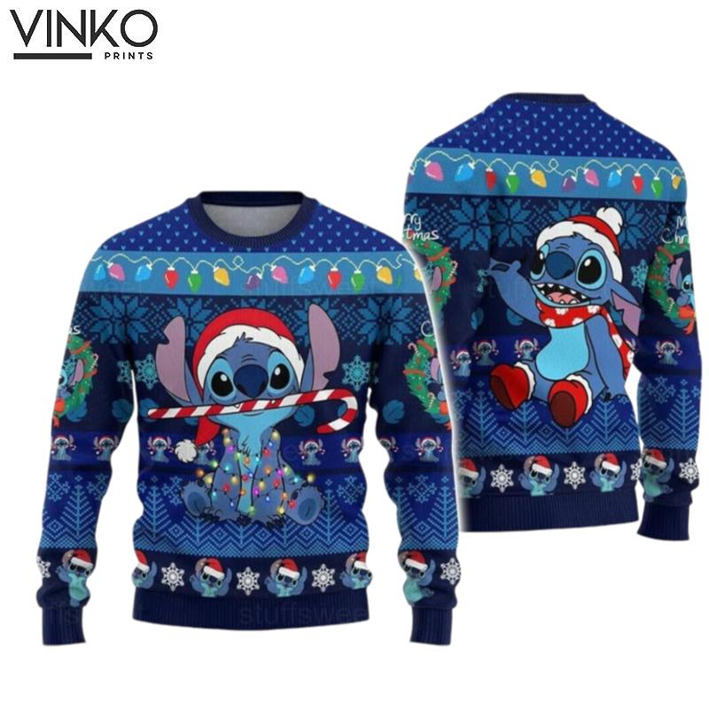 Stitch Santa Stitch Ugly Christmas Sweater