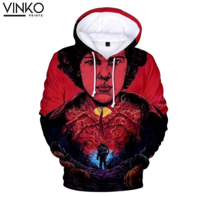 Stranger Things Troy Red Hoodie