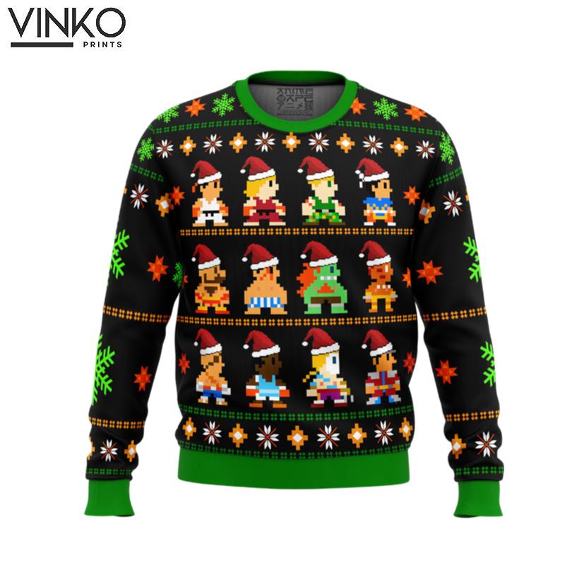 Street Fighter Classic Collection Ugly Christmas Sweater