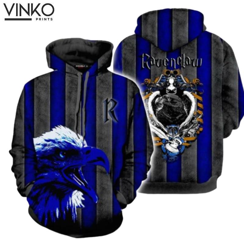 Striped Ravenclaw Harry Potter 4500 Hoodie