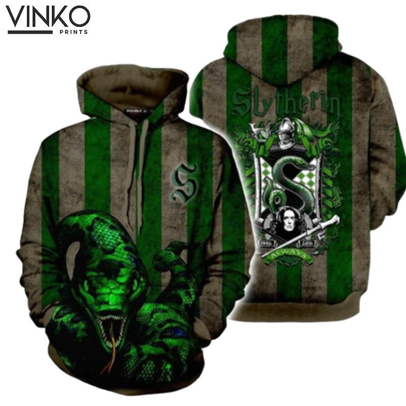 Striped Slytherin Harry Potter 4504 Hoodie