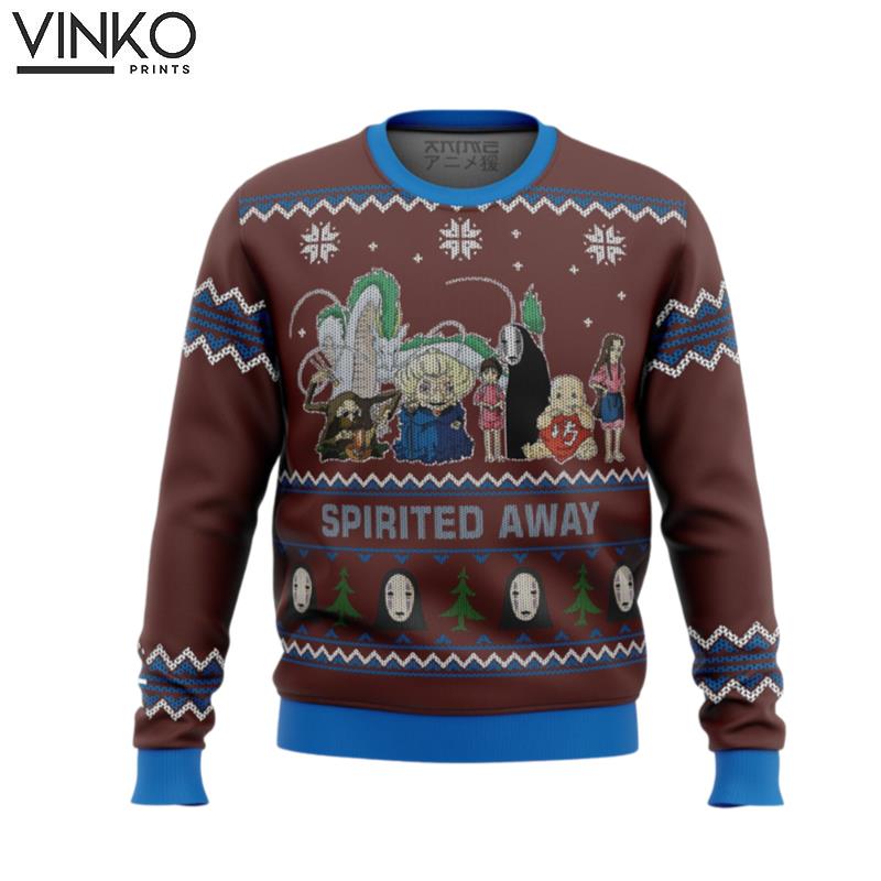 Studio Ghibli Spirited Away alt Ugly Christmas Sweater