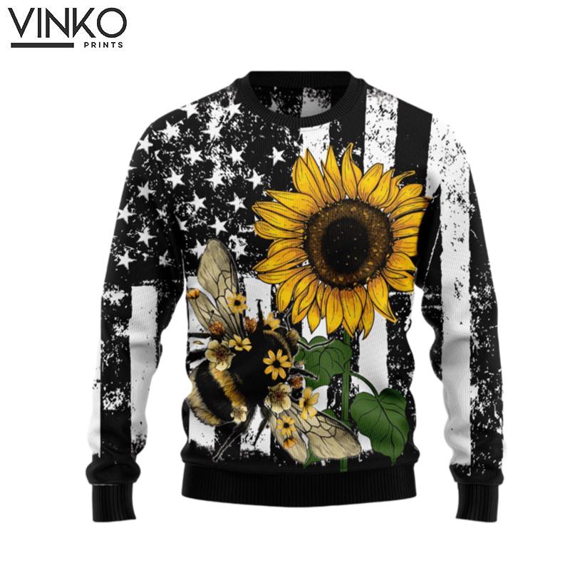 Sunflower Bee G51030 Ugly Christmas Sweater