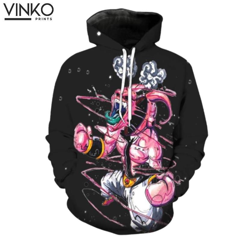 Super Buu Dragon Ball Z Black Hoodie