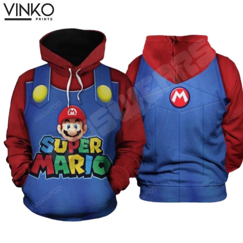 Super Mario Odyssey Mario Inspired Hoodie