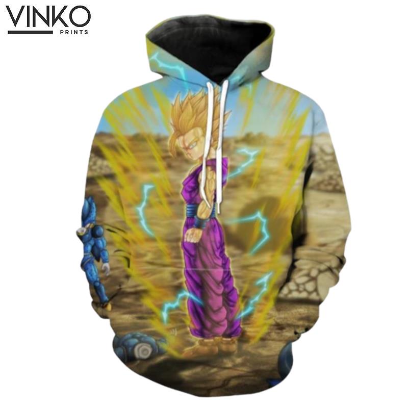 Super Saiyan 2 Gohan Teen Gohan Dragon Ball Hoodie