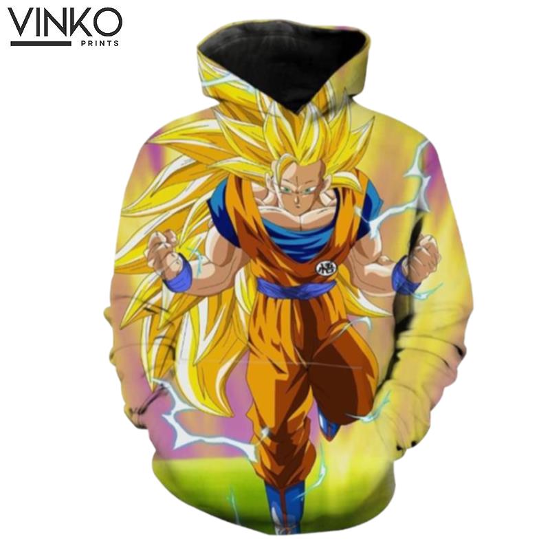 Super Saiyan 3 Goku Ragon Ball Z S Hoodie