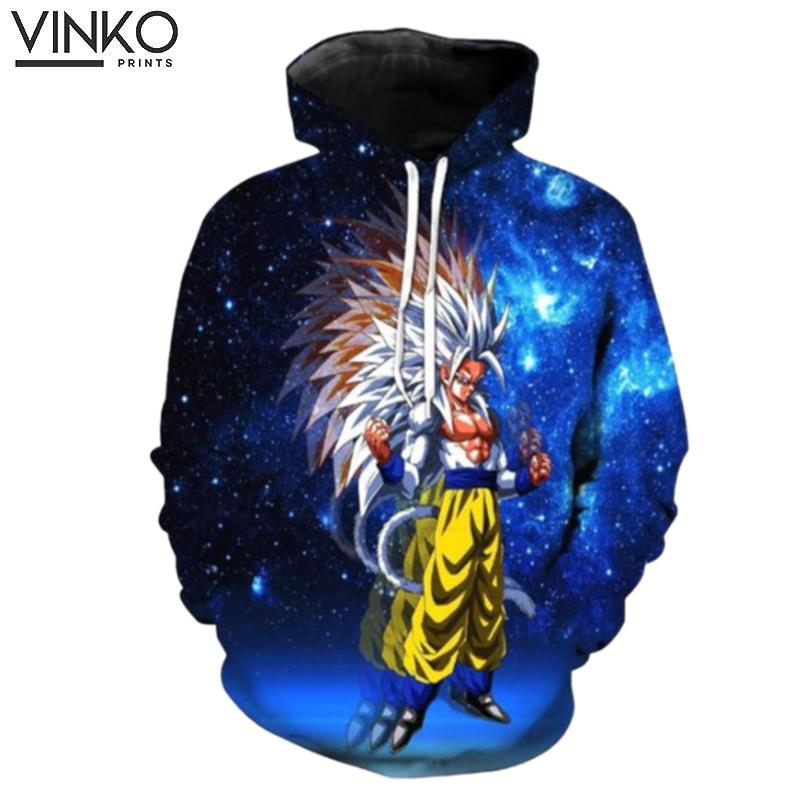 Super Saiyan 5 Goku In Space Dragon Ball Z Hoodie