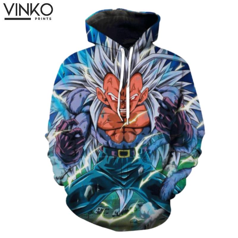 Super Saiyan 5 Vegeta Ssj5 Dragon Ball Af Hoodie