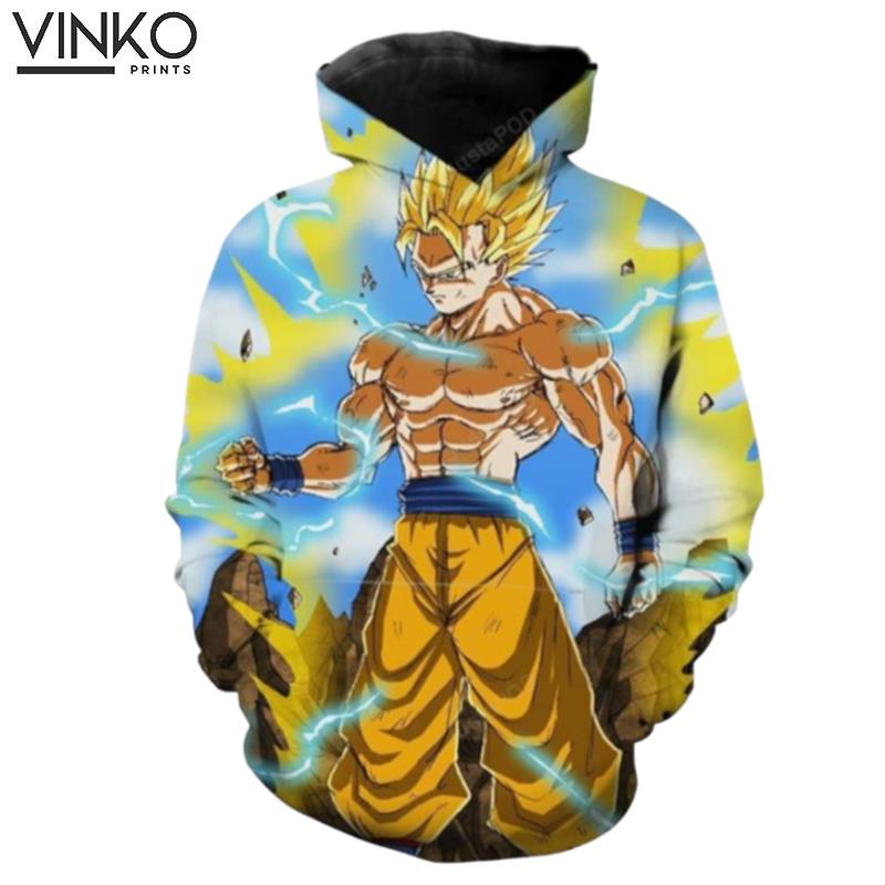 Super Saiyan Goku Ragon Ball Z Clothing Hoodie