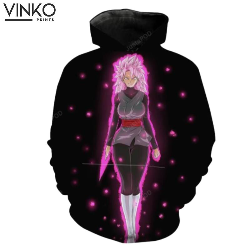 Super Saiyan Rose Goku Black Sexy Lady Dragon Ball Super Goku Hoodie