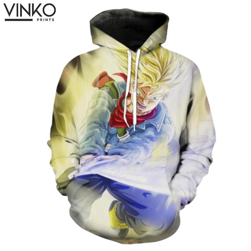 Super Saiyan Trunks Swoword Ragon Ball Super Trunks Clothing Hoodie