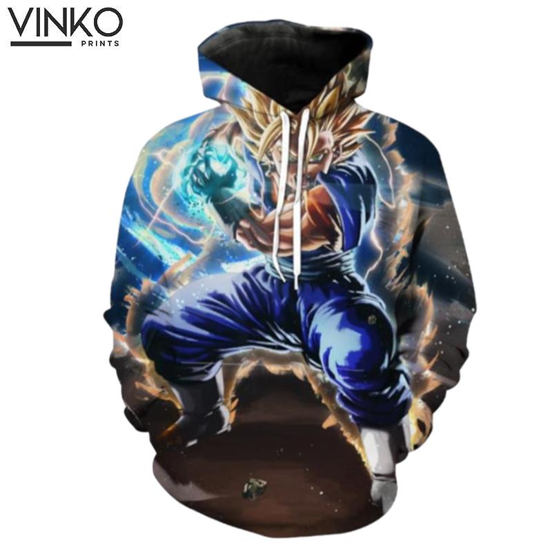 Super Saiyan Vegito Final Kamehameha Dragon Ball Hoodie