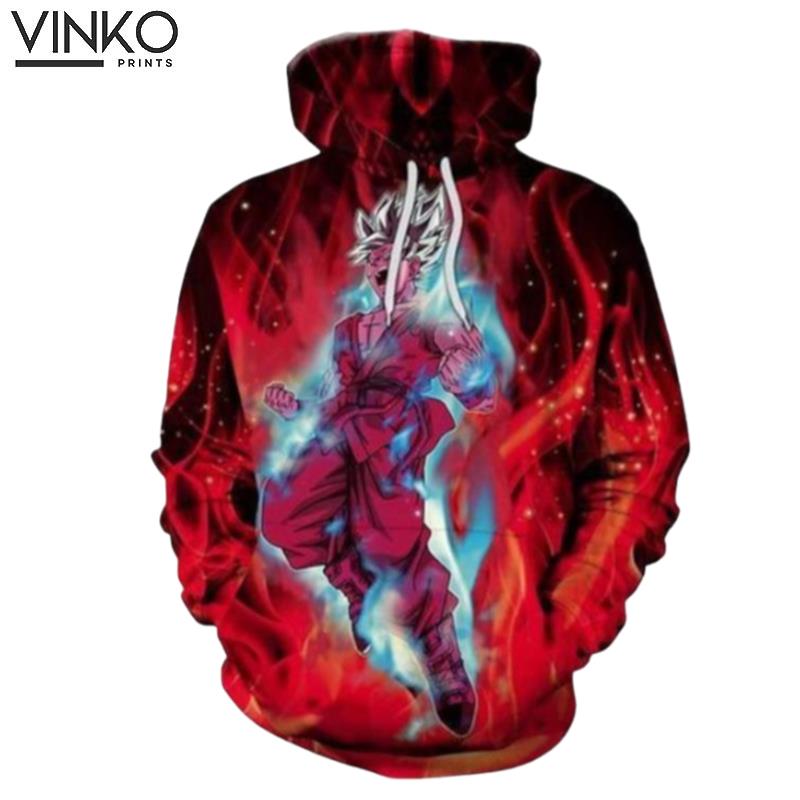 Super Unique Dragon Ball Z Red Hoodie