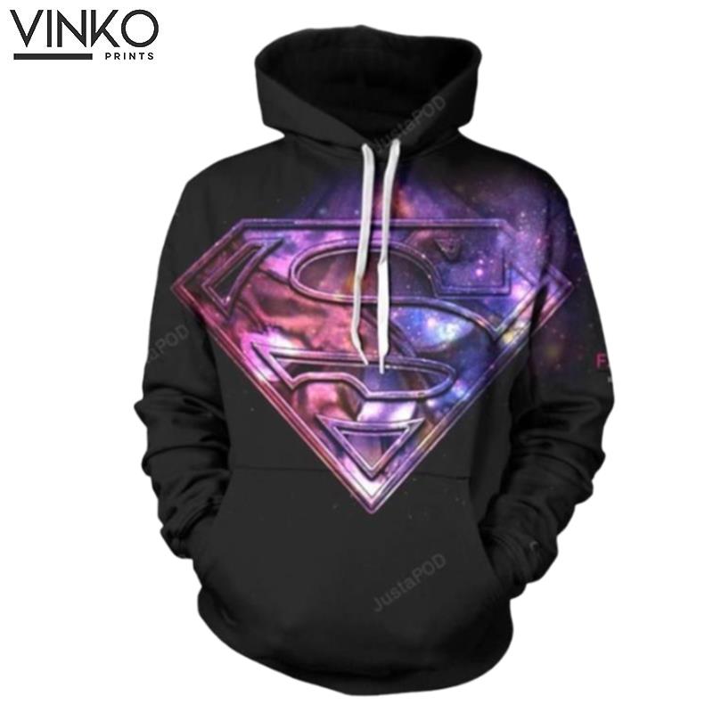 Superman Clark Kent Black Hoodie