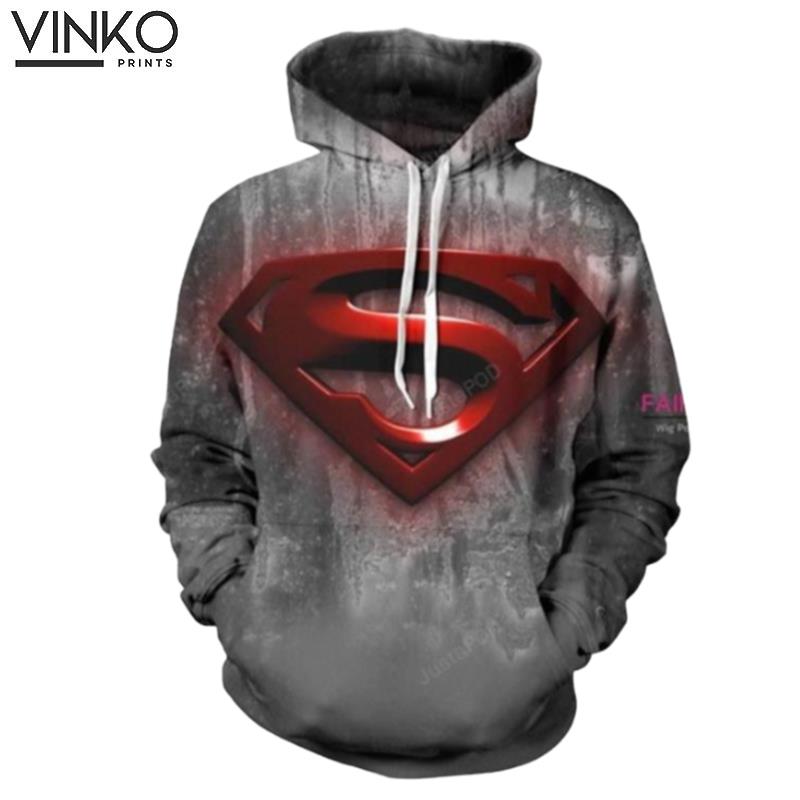 Superman Grey Hoodie