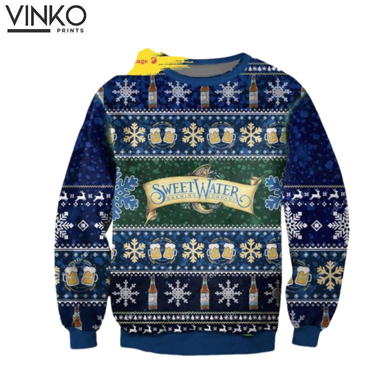 Sweet Water Beer Ugly Christmas Sweater