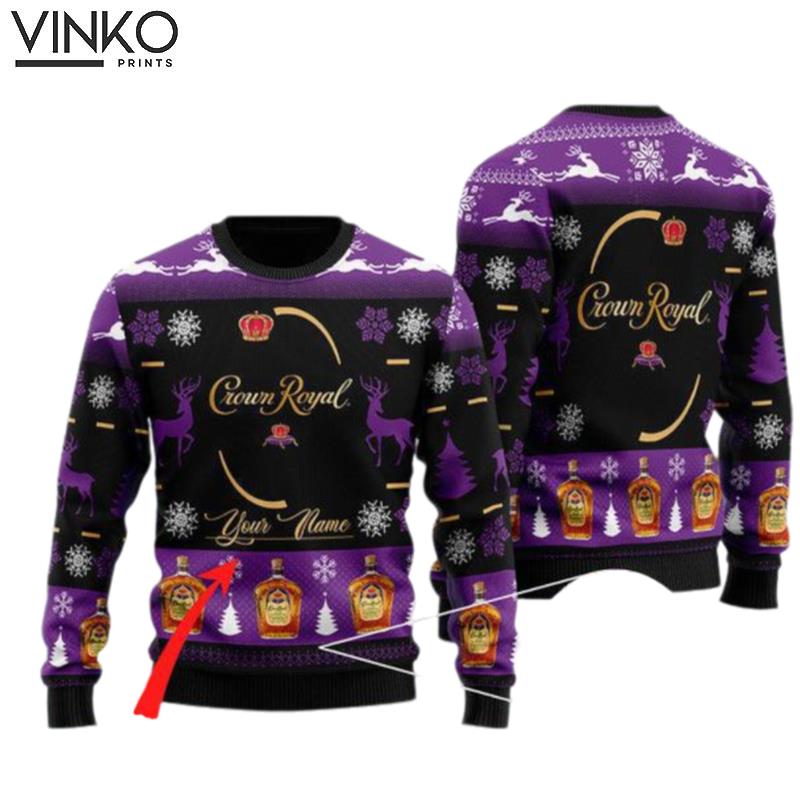 Sweety Crown Royal Ugly Christmas Sweater