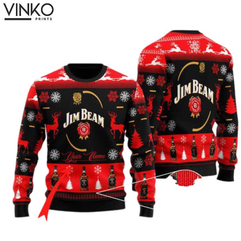 Sweety Jim Beam Ugly Christmas Sweater