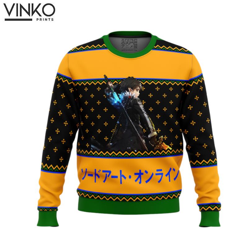 Sword Art Online Beater Ugly Christmas Sweater