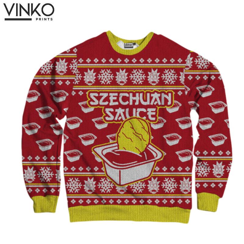 Szechuan Sauce For Men And Women Ugly Christmas Sweater