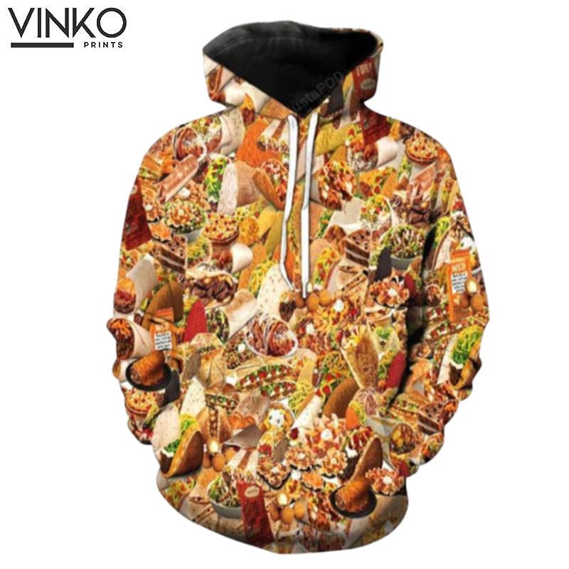 Taco Bell Collage Hoodie