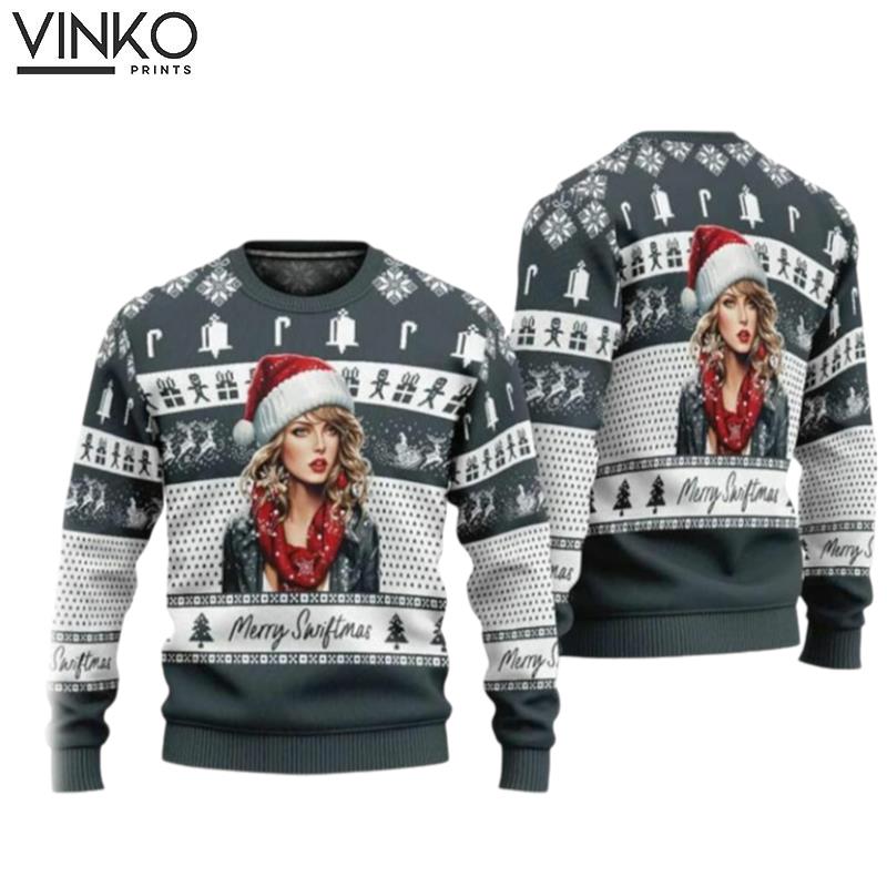 Taylor All Over Print swiftiee Taylor Ugly Christmas Sweater