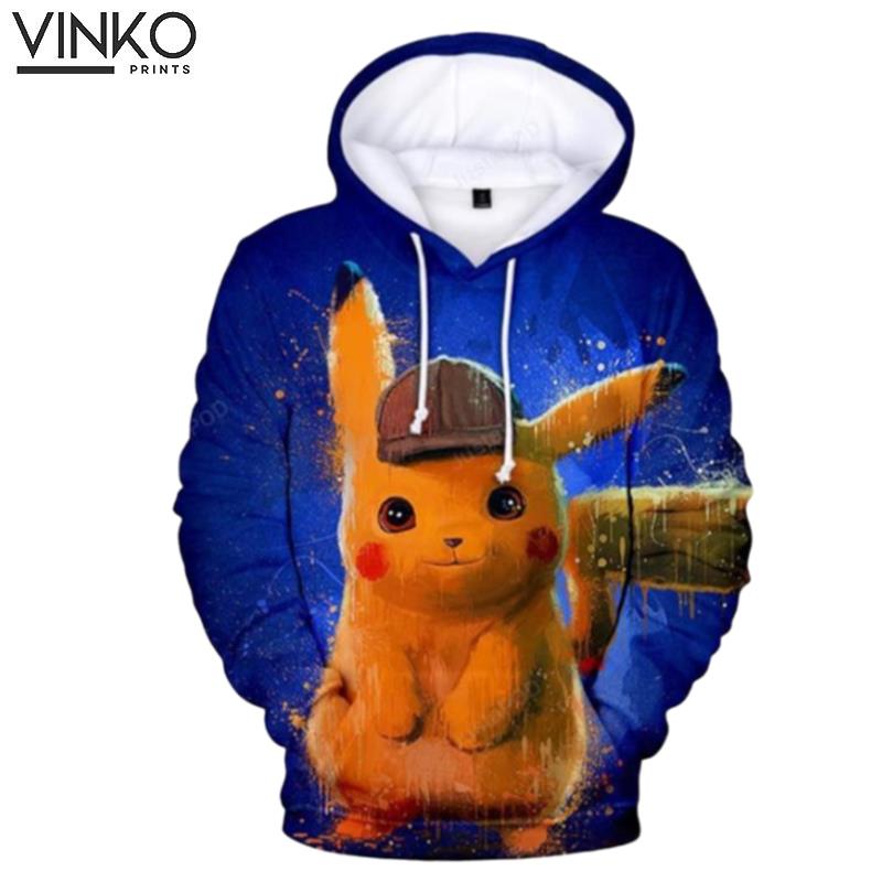 Teen Pokmon Detective Pikachu Hoodie